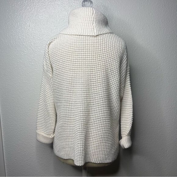 Jack By BB Dakota Loose Knit Cream Sweater Size Large - Picture 8 of 11